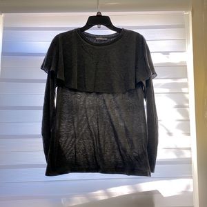 Zara gray top